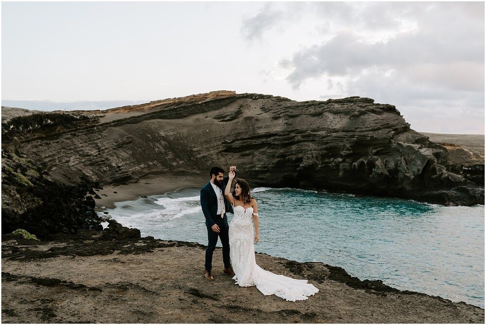 Green Sand Beach Photoshoot Big Island Hawaii