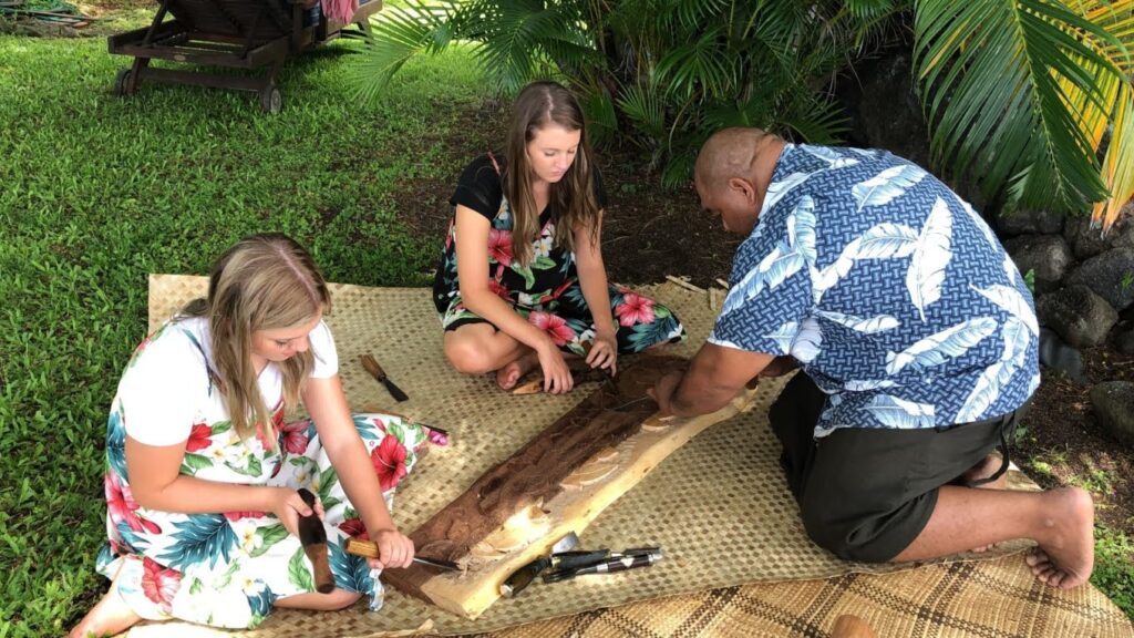 Kona Hawaii Polynesian Wood Carving Activities