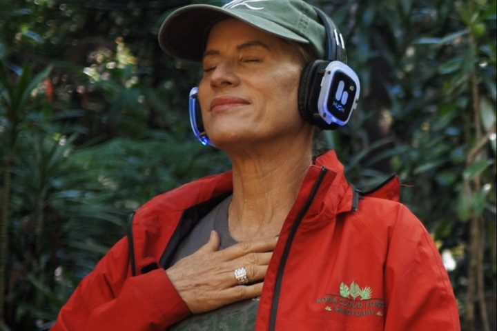 a person wearing a hat