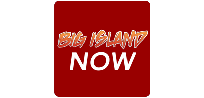 Red square with 'BIG ISLAND' in orange and 'NOW' in white.